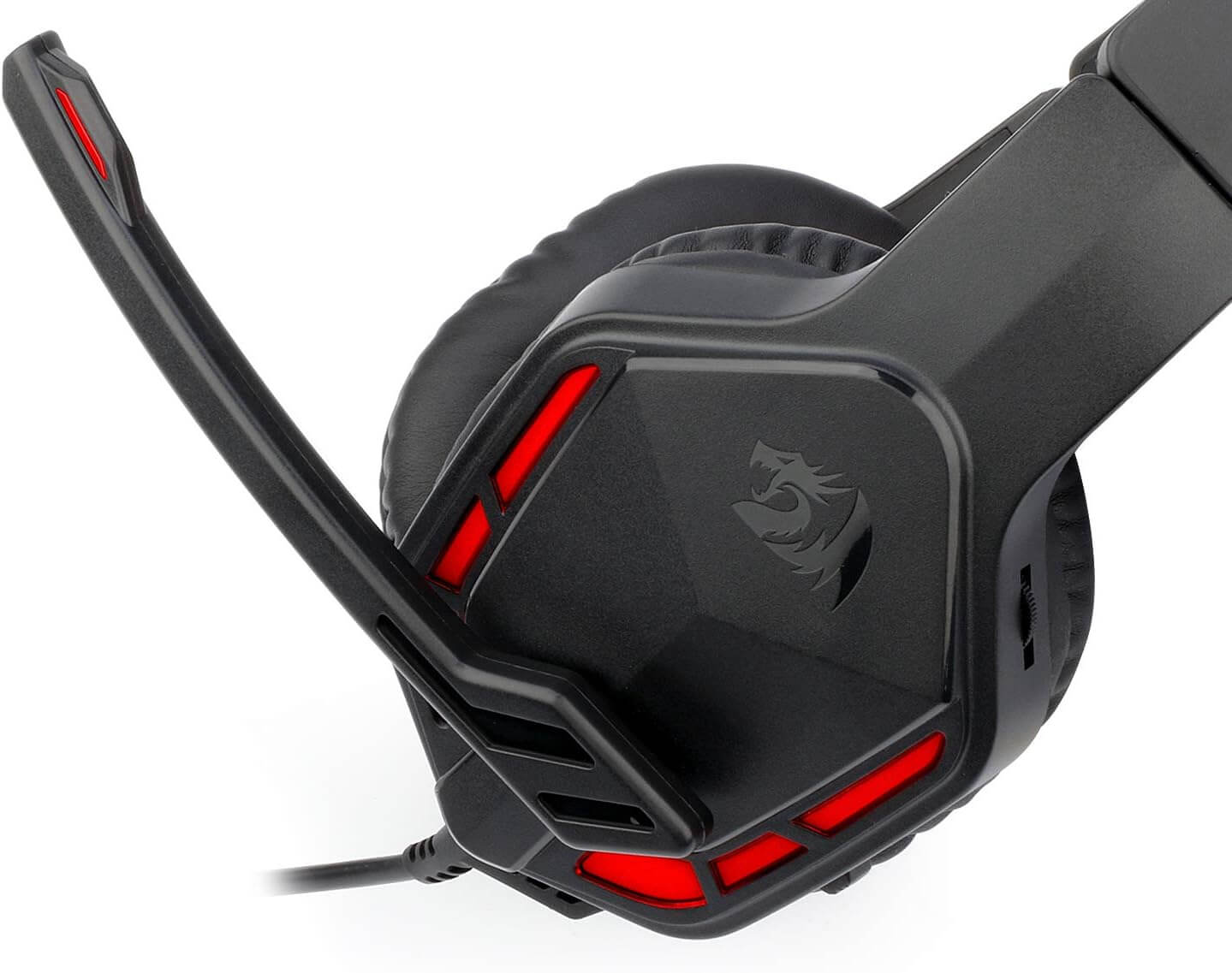 Redragon H220N Themis 2 Wired Gaming Headset, Stereo Surround-Sound, Noise Cancelling Over-Ear Headphones with Mic, Volume Control, Red LED Light, Compatible with PC, PS4/3, Xbox One and Nintendo Switch Redragon H220N Themis 2 Wired Gaming Headset, Stereo Surround-Sound, Noise Cancelling Over-Ear Headphones with Mic, Volume Control, Red LED Light, Compatible with PC, PS4/3, Xbox One and Nintendo Switch